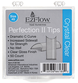 EzFlow Perfection II Tips Crystal Clear Refill N.1